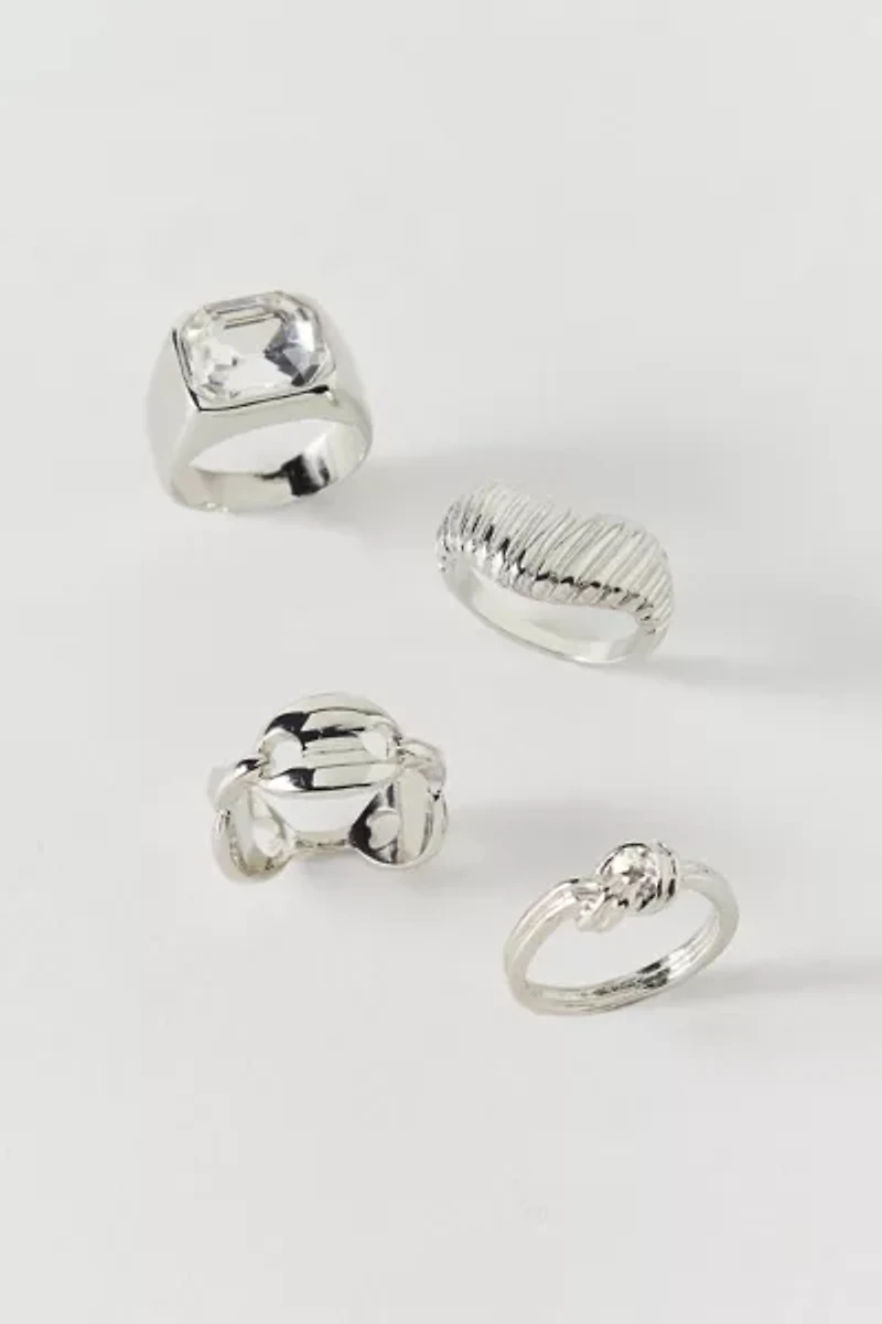 Charli Metal Mix And Match Ring Set
