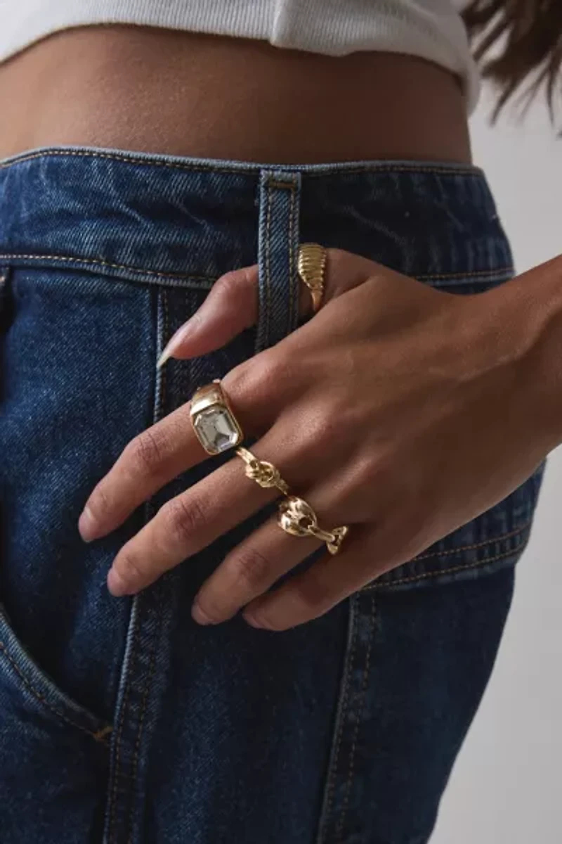 Charli Metal Mix And Match Ring Set