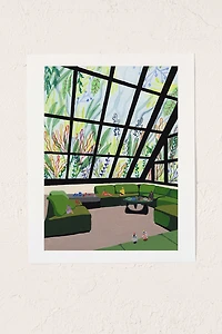 Helo Birdie Atrium Art Print