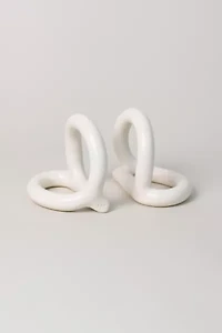 SIN Bacchus Ceramic Bookend Set
