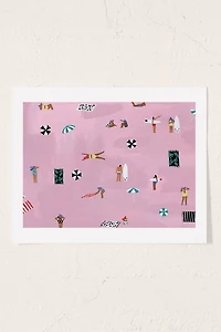 Helo Birdie Lay Down Art Print