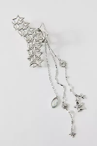 Multi-Star Charm Dangle Claw Clip
