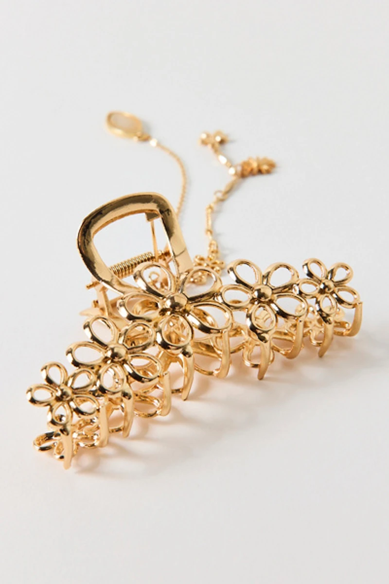Multi-Star Charm Dangle Claw Clip