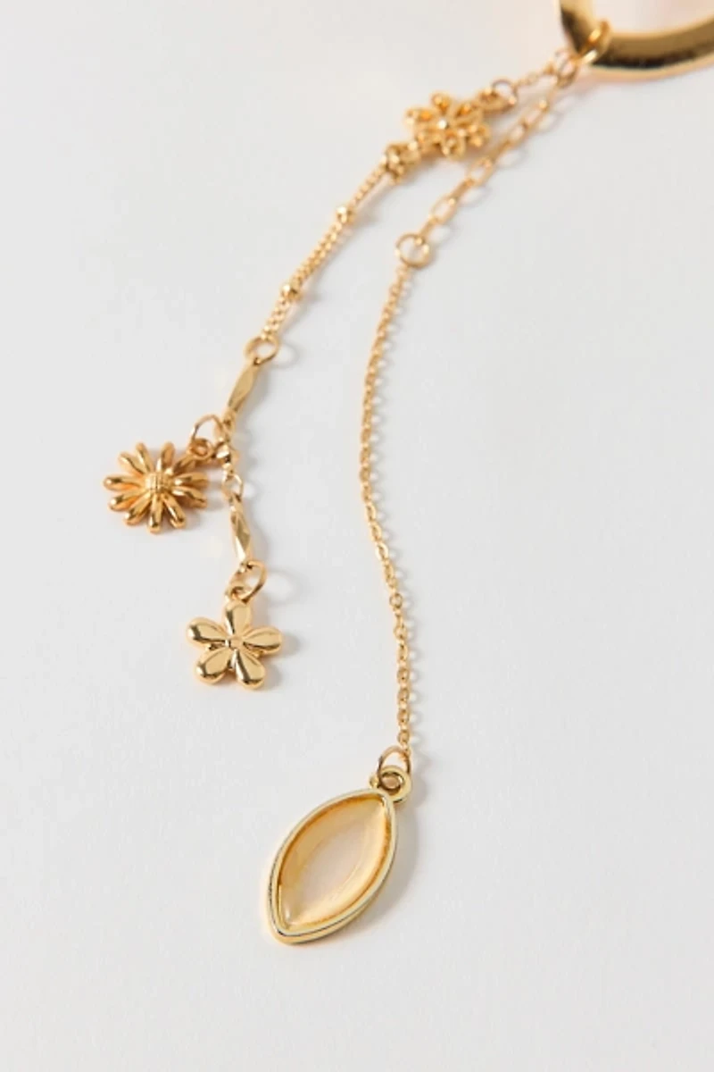 Multi-Star Charm Dangle Claw Clip