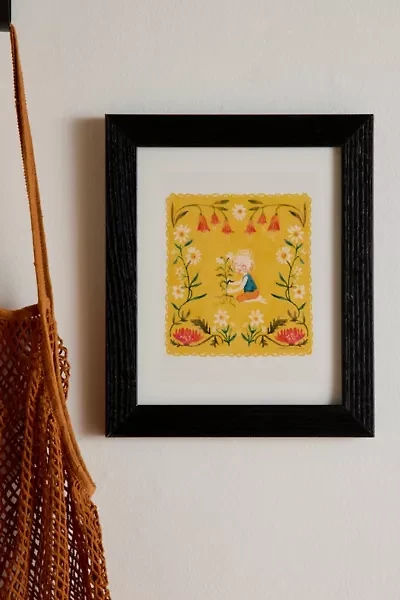 Chrystal Phegley Evie Loves To Garden Art Print