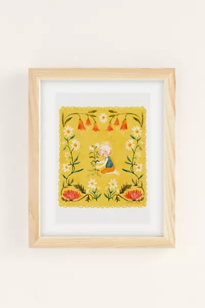 Chrystal Phegley Evie Loves To Garden Art Print