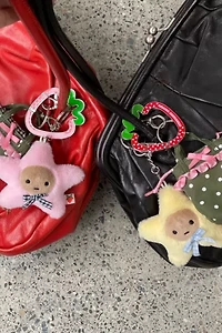 Strawberry Western Kissing Starbaby Keychain Set