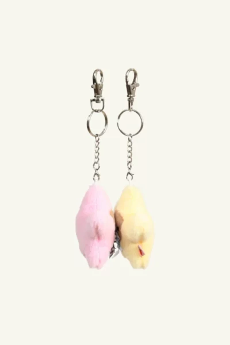 Strawberry Western Kissing Starbaby Keychain Set