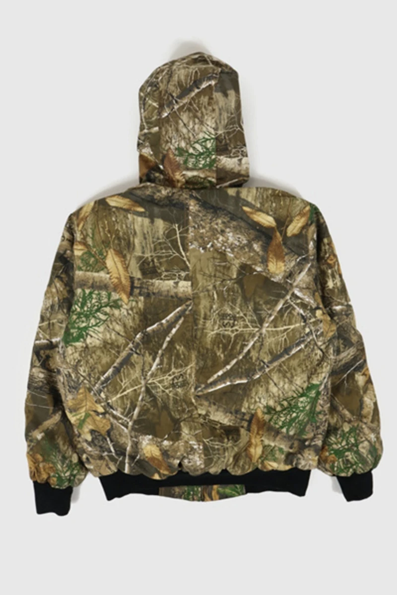 Reworked Camo Hooded Jacket
