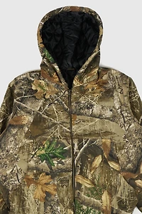 Reworked Camo Hooded Jacket