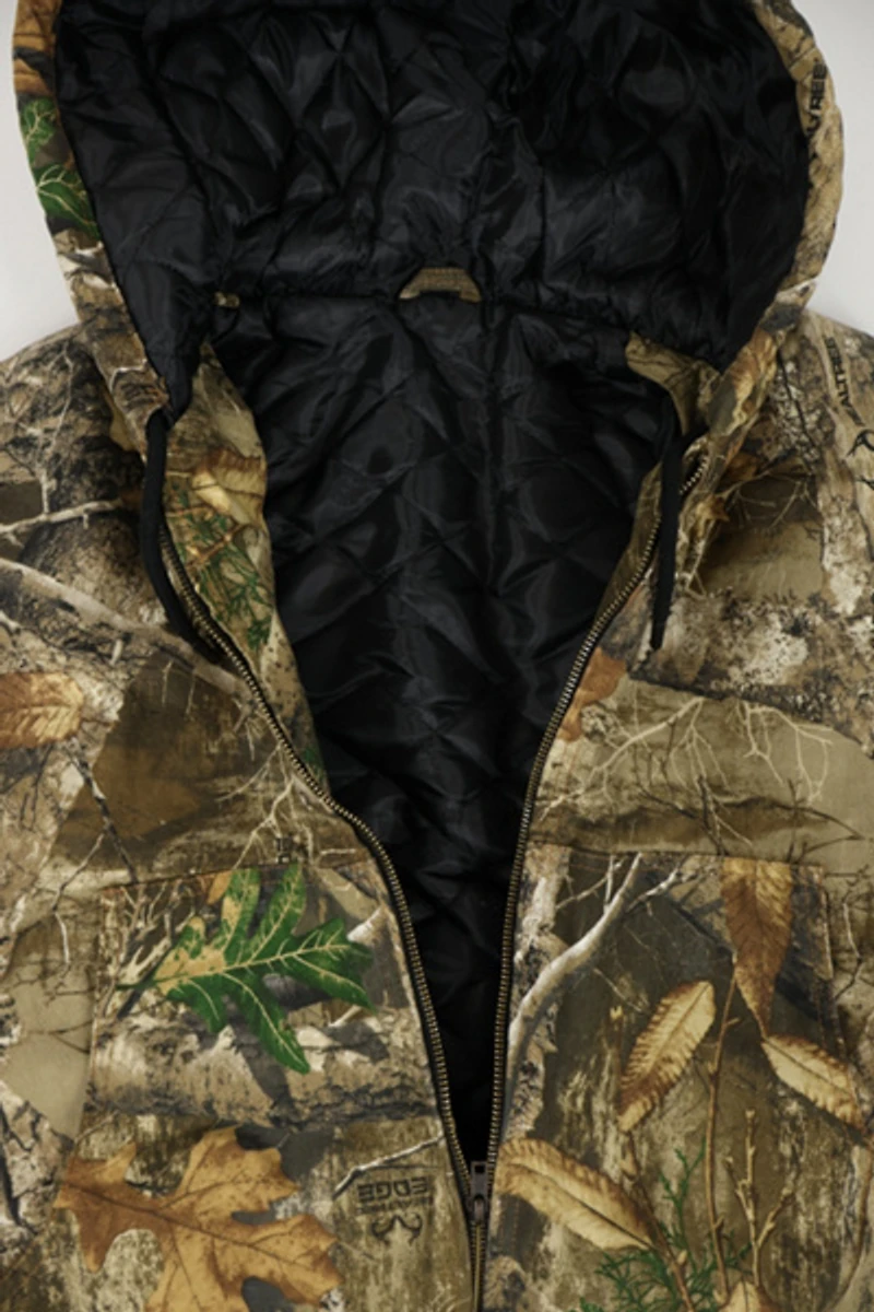 Reworked Camo Hooded Jacket