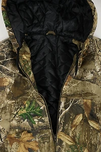 Reworked Camo Hooded Jacket