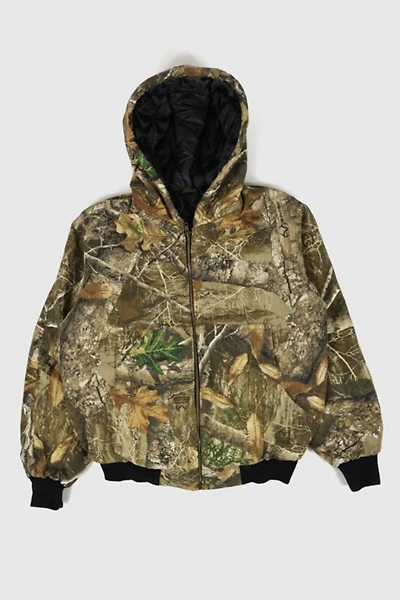 Reworked Camo Hooded Jacket