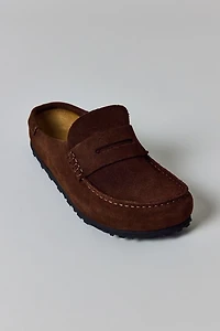 Birkenstock Naples Wrapped Suede Clog