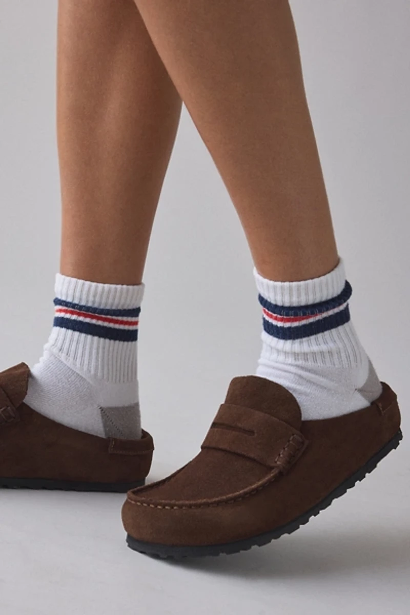 Birkenstock Naples Wrapped Suede Clog