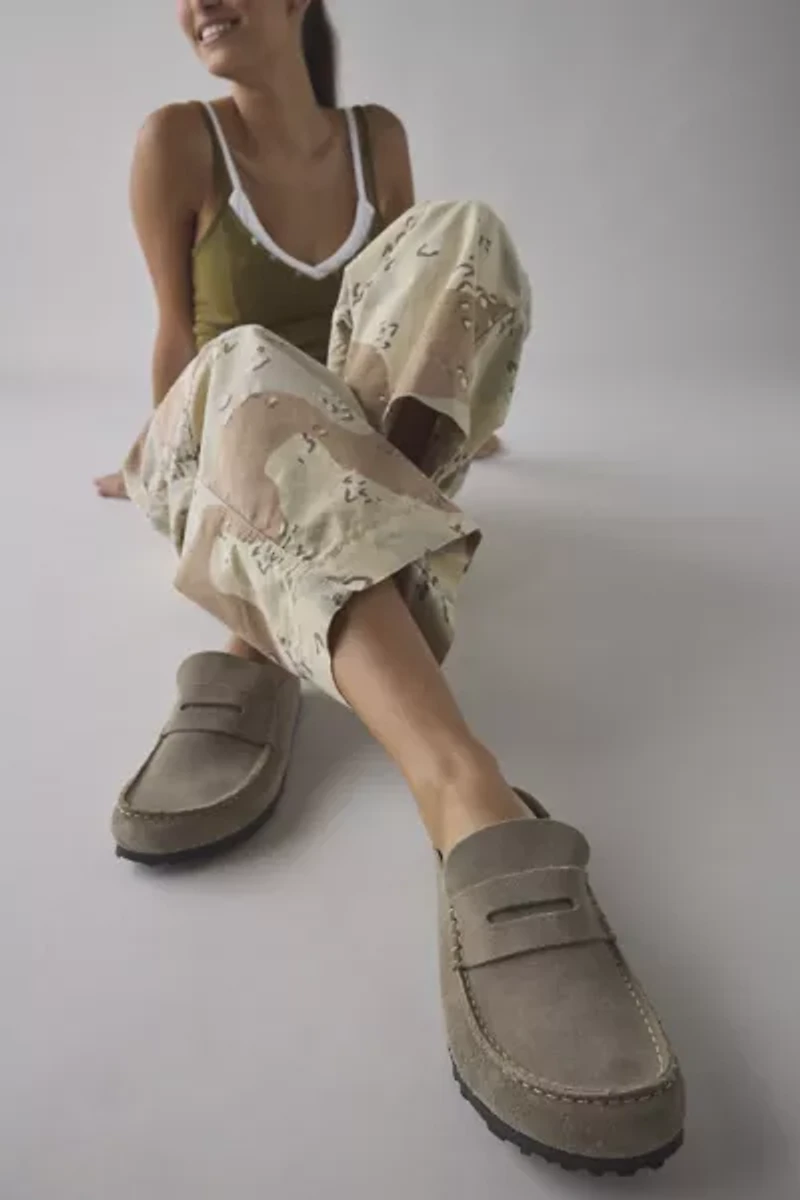 Birkenstock Naples Wrapped Suede Clog