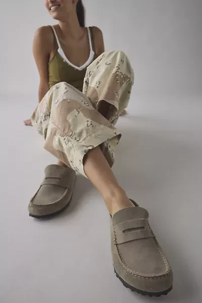 Birkenstock Naples Wrapped Suede Clog