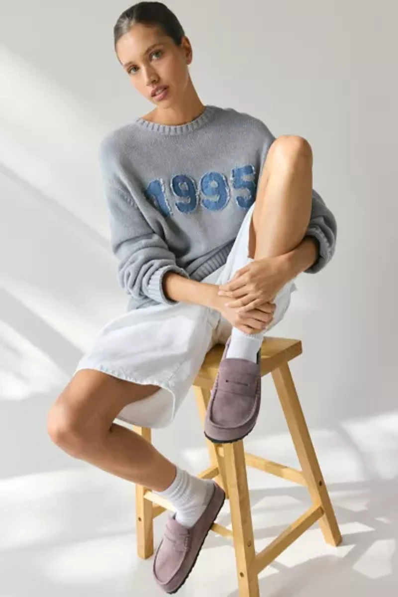 Birkenstock Naples Wrapped Suede Clog