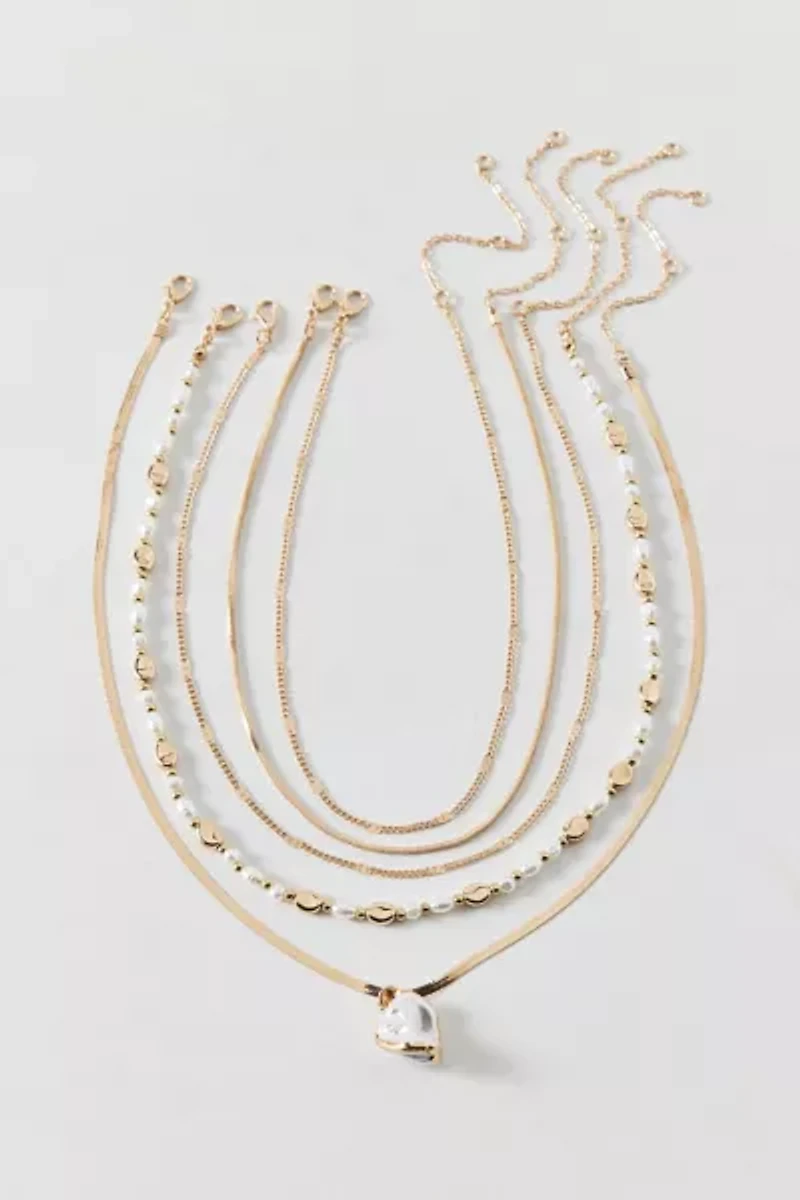 Addison Chain Layering Necklace Set