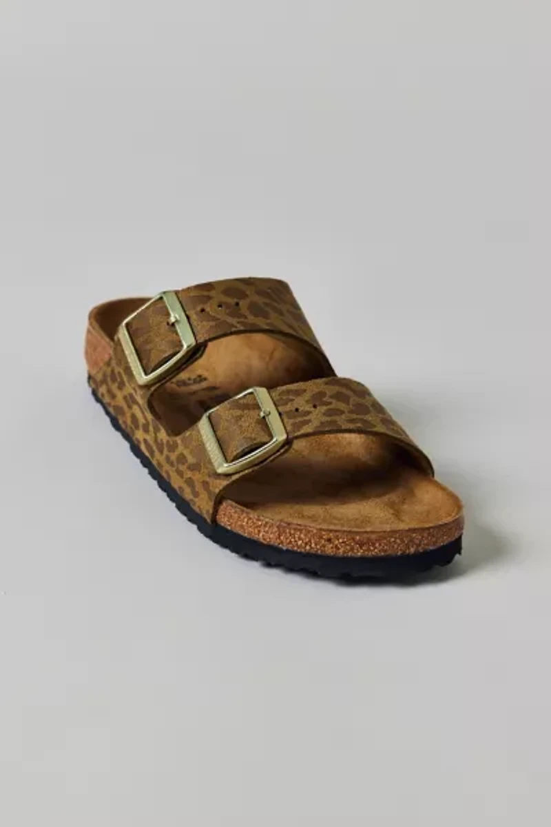 Birkenstock Women's Arizona Synthetics Leopard Print Sandal