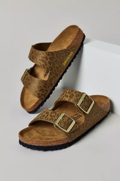 Birkenstock Women's Arizona Synthetics Leopard Print Sandal
