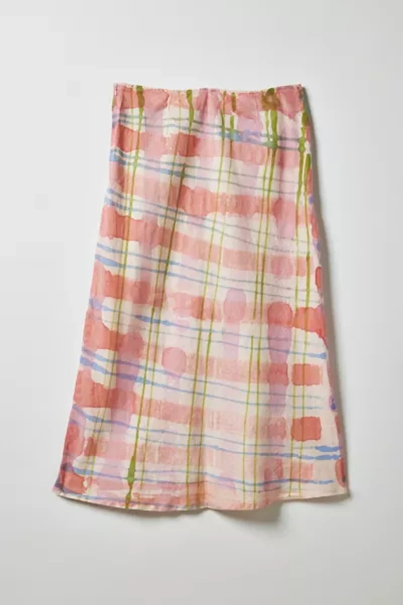Vintage By Fruits Of Venus Printed Hand Painted Skirt