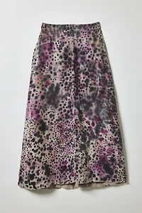 Vintage By Fruits Of Venus Hand Painted Midi Skirt