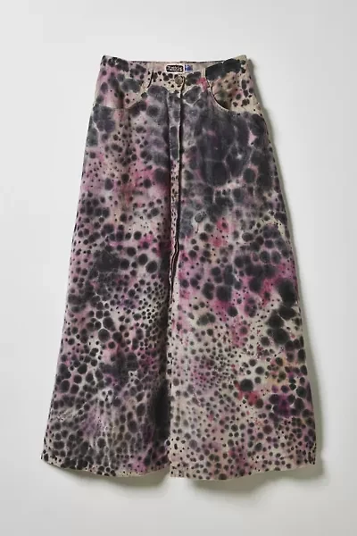 Vintage By Fruits Of Venus Hand Painted Midi Skirt