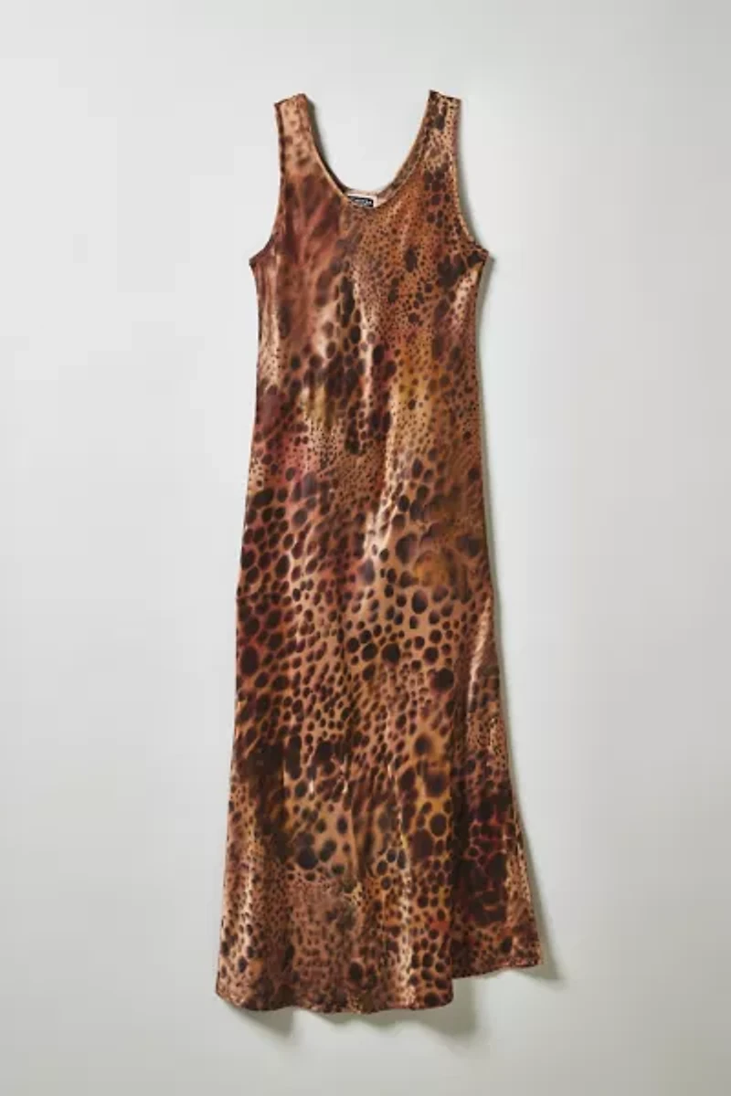 Vintage By Fruits Of Venus Dewy Hand Painted Midi Dress