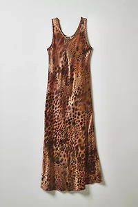 Vintage By Fruits Of Venus Dewy Hand Painted Midi Dress