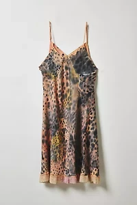 Vintage By Fruits Of Venus Blush Spots Hand Painted Midi Dress