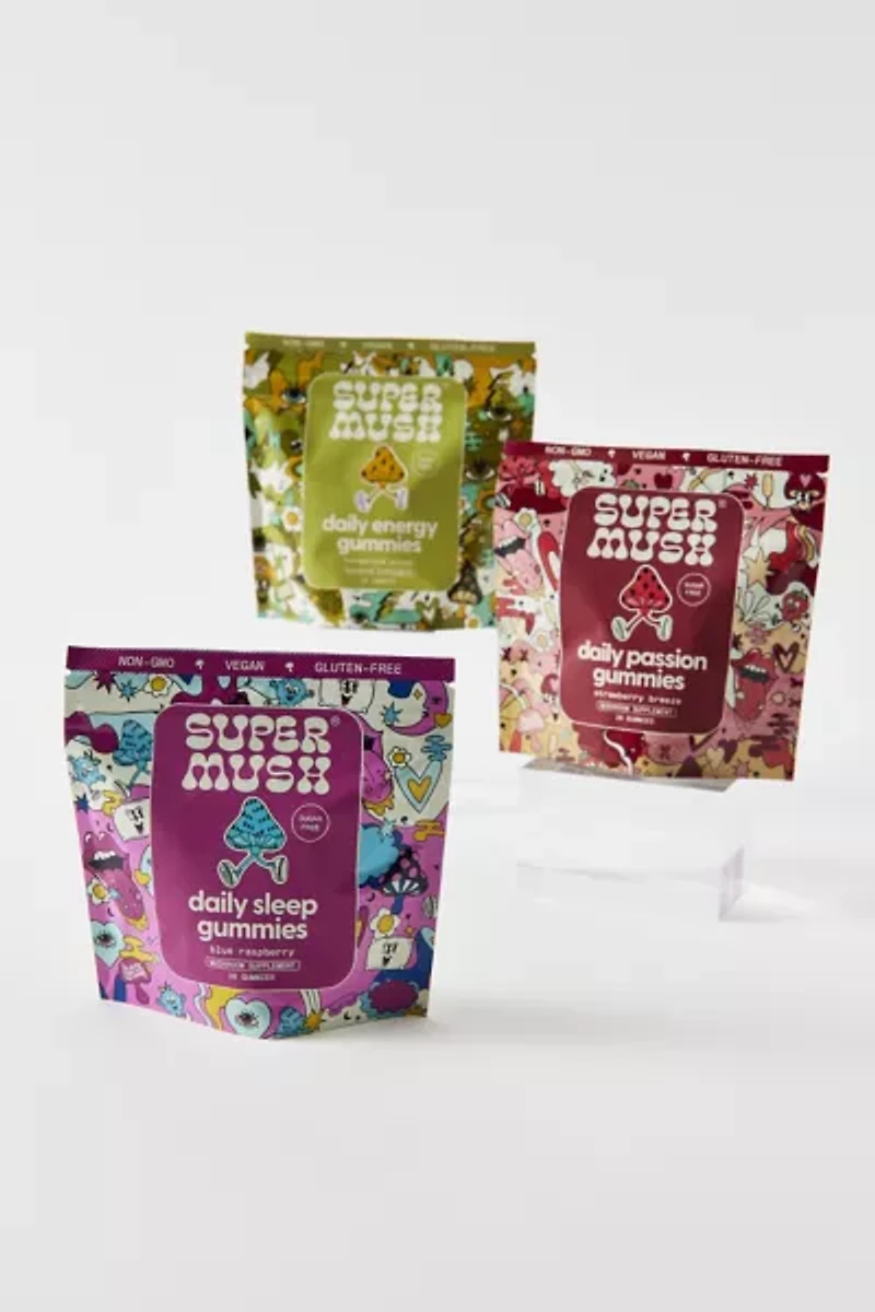 SuperMush Daily Mushroom Gummy Supplement 28-Pack