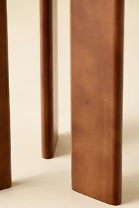 Simple Round Wood Side Table