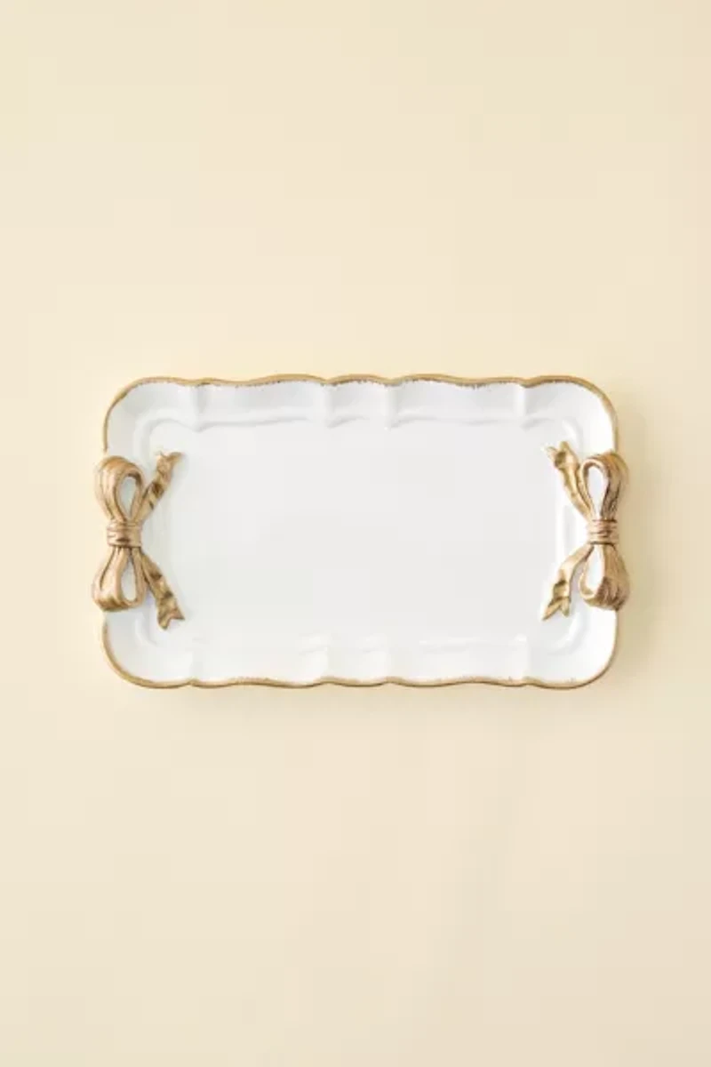 Bow Ceramic Rolling Tray