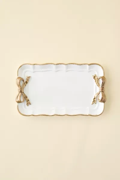 Bow Ceramic Rolling Tray