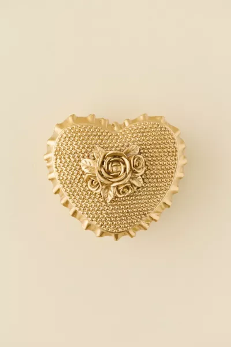 Heart Shaped Resin Trinket Box