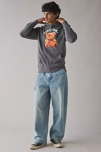 Hardcore Teddy Bear Graphic Hoodie Sweatshirt