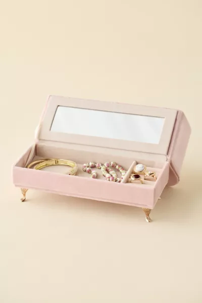 Velvet Sofa Shaped Jewelry Box