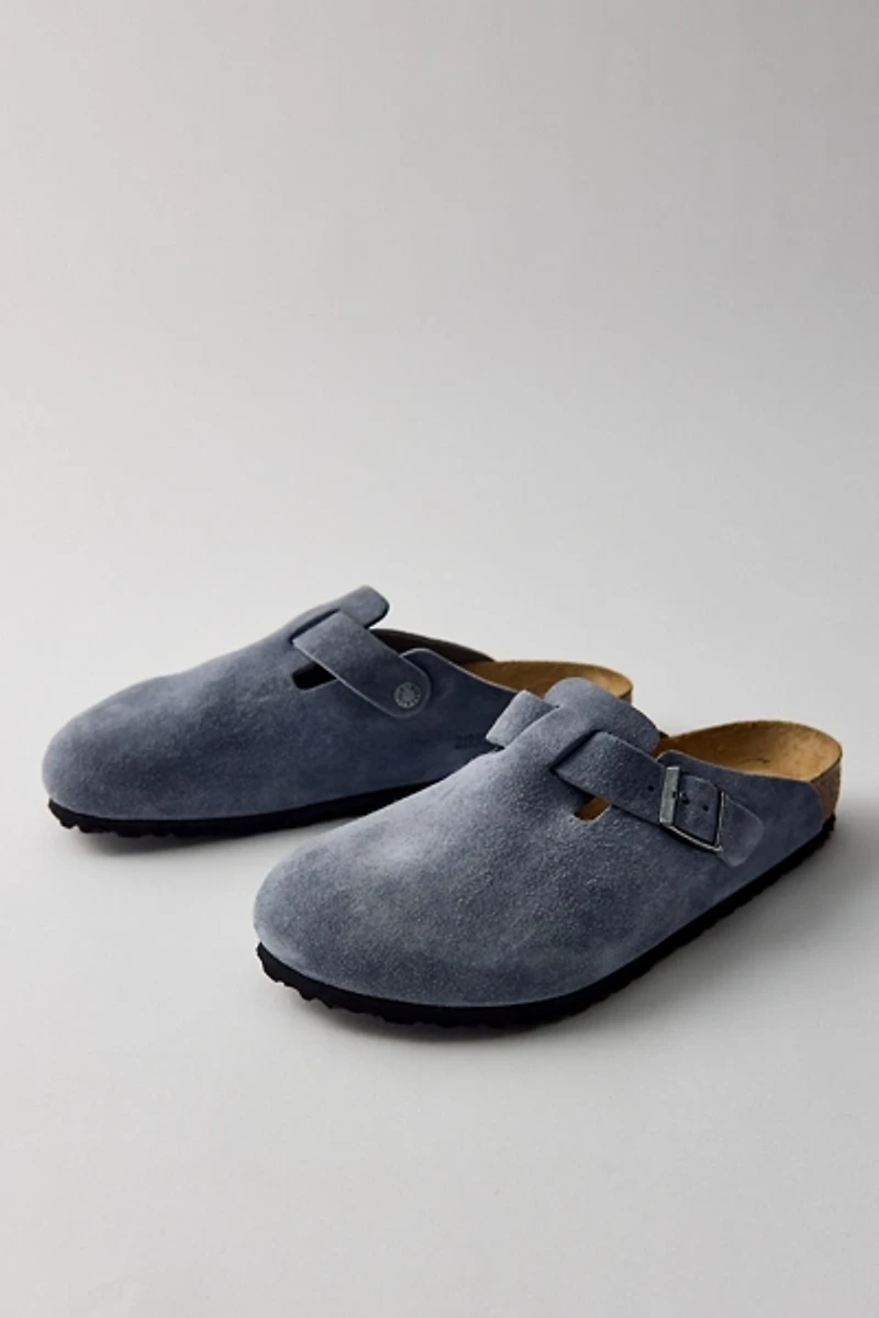 Birkenstock Men's Boston Suede Clogs