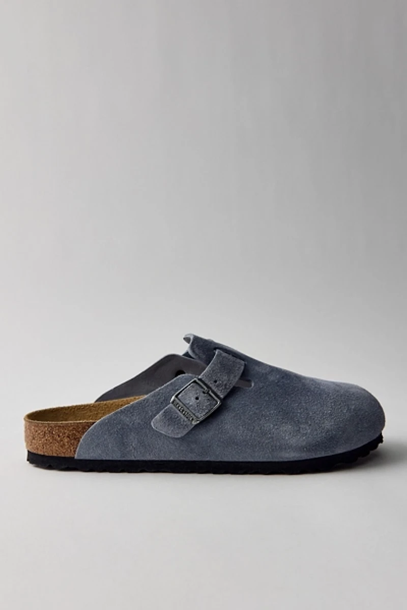 Birkenstock Men's Boston Suede Clogs