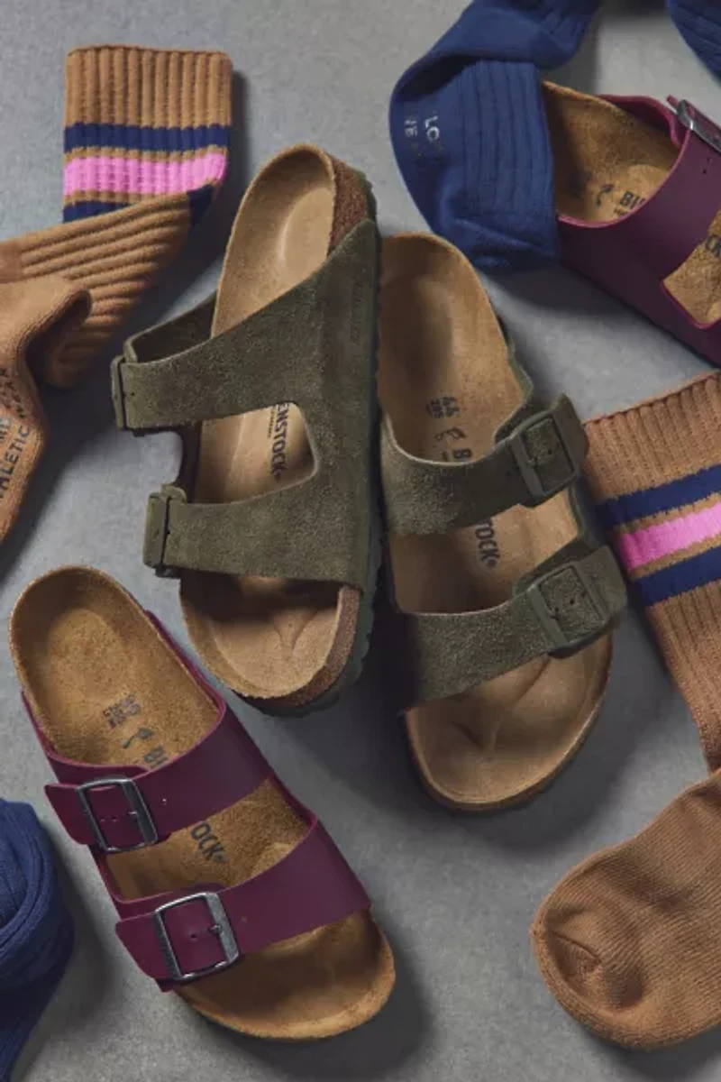 Birkenstock Men's Arizona Suede Sandal