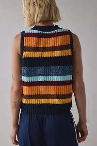 THE UPSIDE Nelson Knit Cropped Sweater Vest