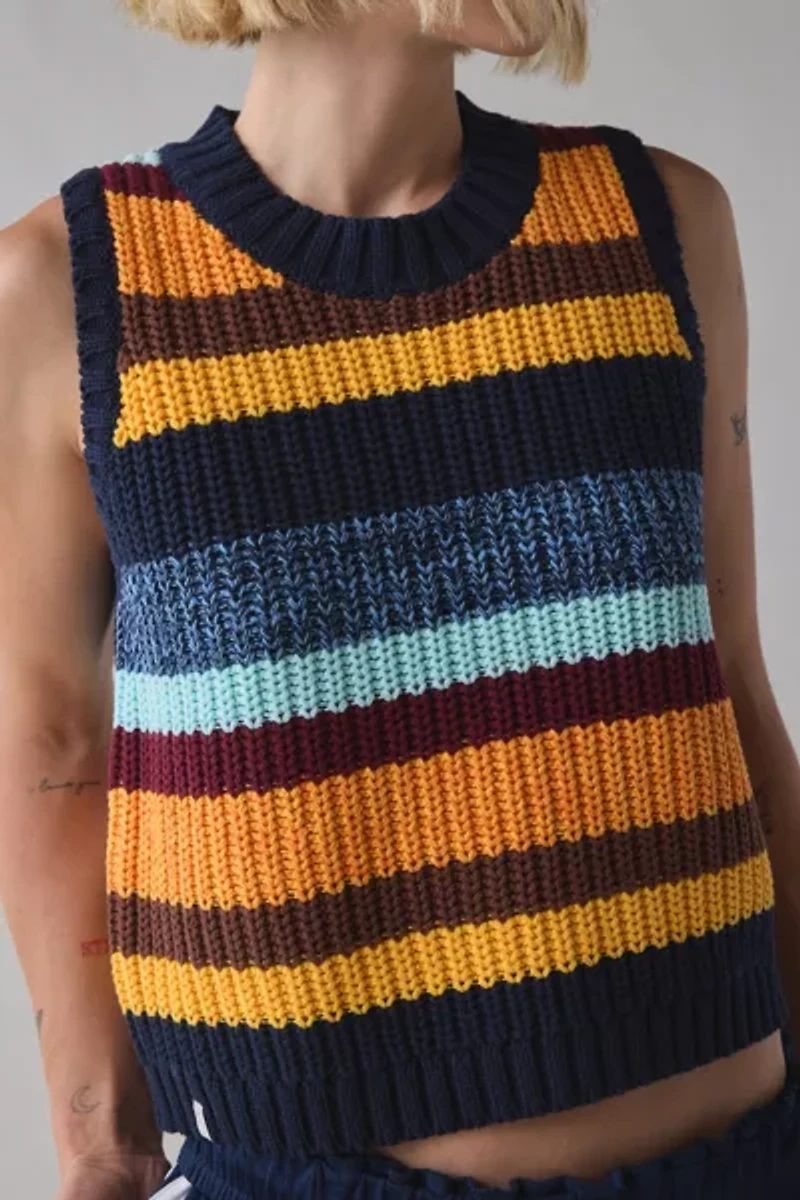 THE UPSIDE Nelson Knit Cropped Sweater Vest