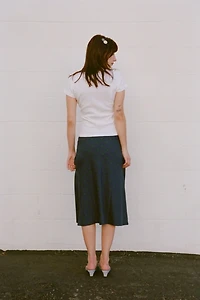 RAT BOI Midi Slip Skirt