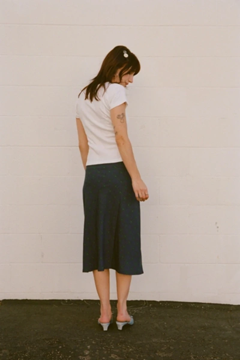 RAT BOI Midi Slip Skirt