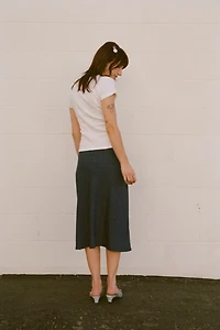 RAT BOI Midi Slip Skirt