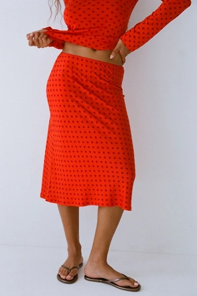 RAT BOI Midi Slip Skirt