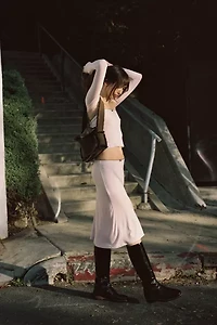 RAT BOI Midi Slip Skirt