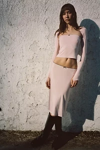 RAT BOI Midi Slip Skirt