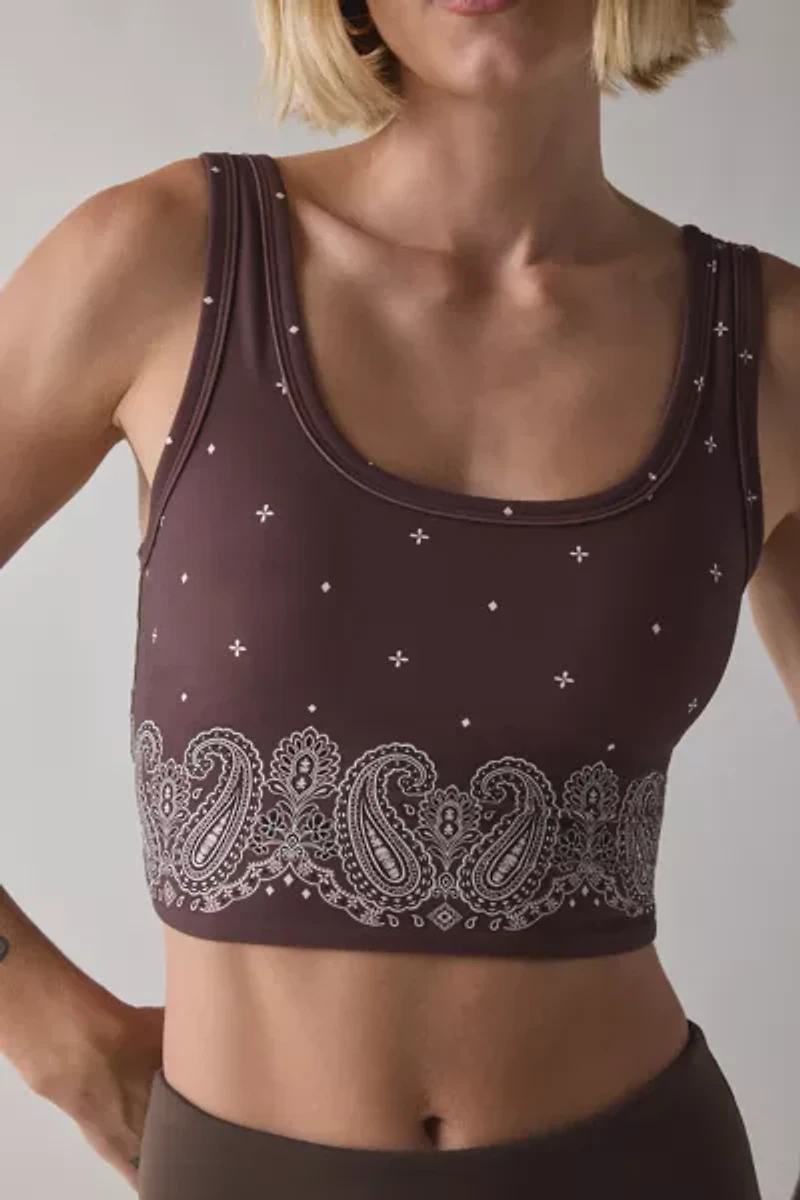 THE UPSIDE Mikkola Lou Scoop Neck Cropped Tank Top